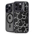 Disney Mickey Mouse Logo Pattern iPhone 15 Pro Max Kickstand Case